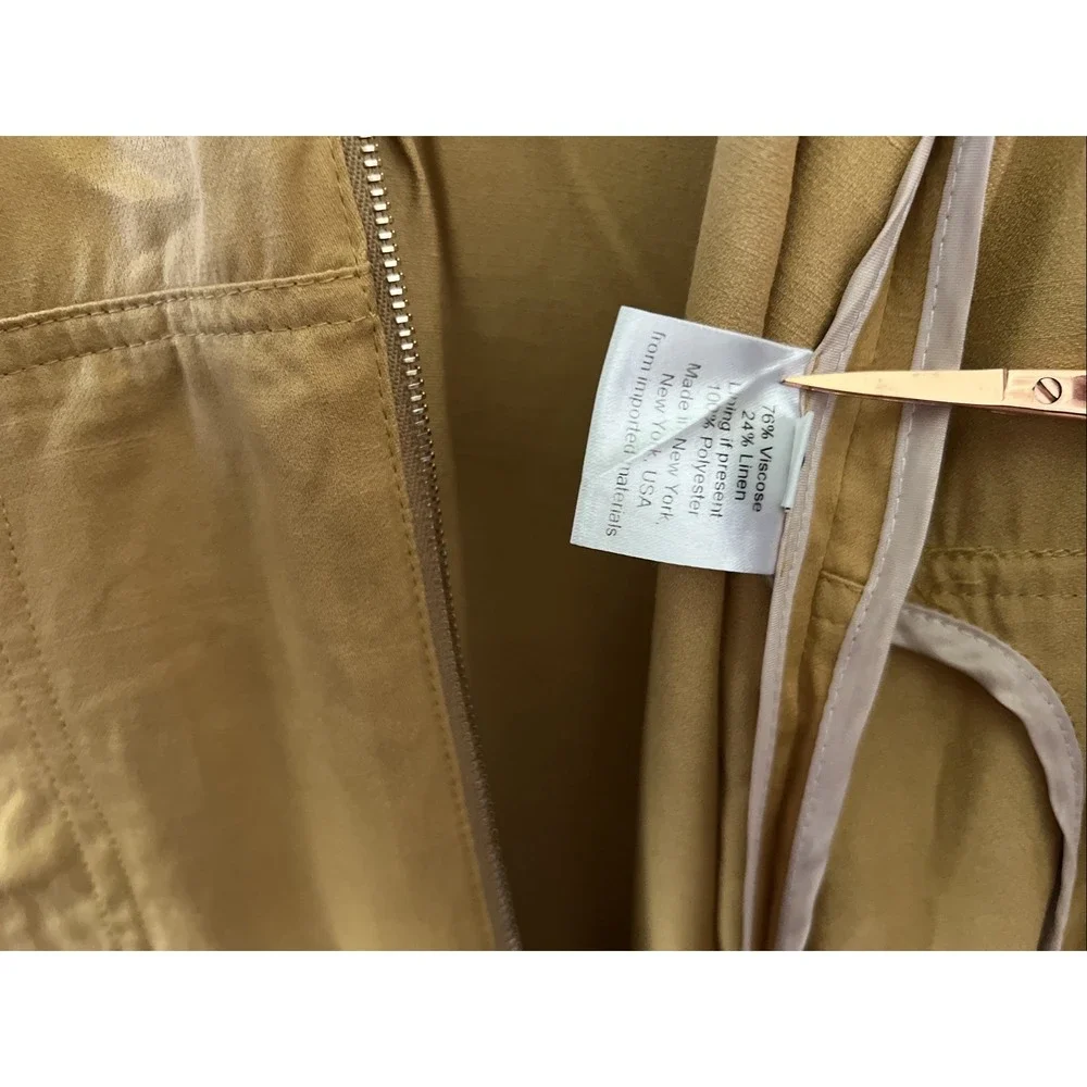 Rachel Comey Barrie Jumpsuit Coverall Workwear Size 8 Silky Zip Front  Viscose
